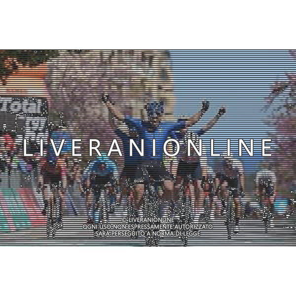 12-04-2022 Giro Di Sicilia; Tappa 01 Milazzo - Bagheria; 2022, Gazprom - Rusvelo; Malucelli, Matteo; Bagheria; ©SIROTTI/AGENZIA ALDO LIVERANI SAS