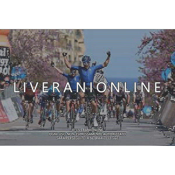12-04-2022 Giro Di Sicilia; Tappa 01 Milazzo - Bagheria; 2022, Gazprom - Rusvelo; Malucelli, Matteo; Bagheria; ©SIROTTI/AGENZIA ALDO LIVERANI SAS