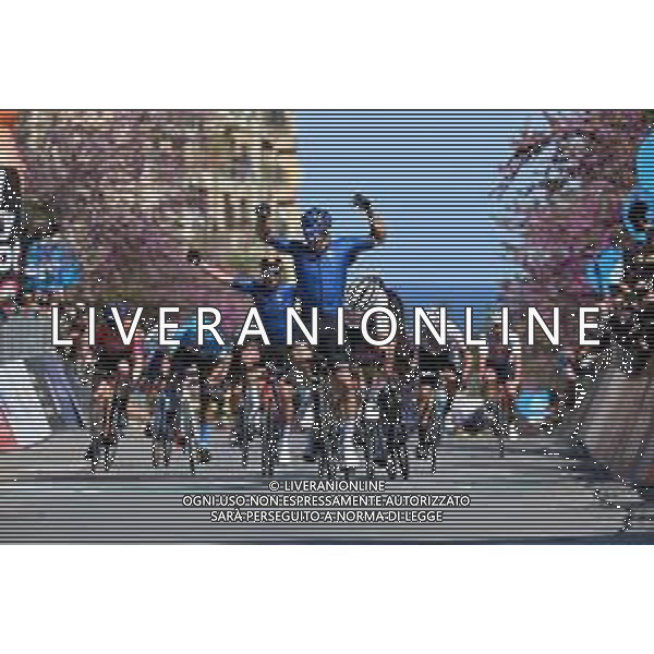 12-04-2022 Giro Di Sicilia; Tappa 01 Milazzo - Bagheria; 2022, Gazprom - Rusvelo; Malucelli, Matteo; Bagheria; ©SIROTTI/AGENZIA ALDO LIVERANI SAS
