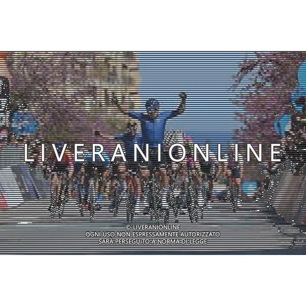 12-04-2022 Giro Di Sicilia; Tappa 01 Milazzo - Bagheria; 2022, Gazprom - Rusvelo; Malucelli, Matteo; Bagheria; ©SIROTTI/AGENZIA ALDO LIVERANI SAS