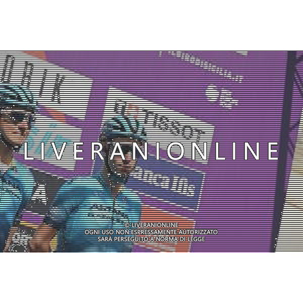 12-04-2022 Giro Di Sicilia; Tappa 01 Milazzo - Bagheria; 2022, Astana - Qazaqstan; Nibali, Vincenzo; Milazzo; ©SIROTTI/AGENZIA ALDO LIVERANI SAS