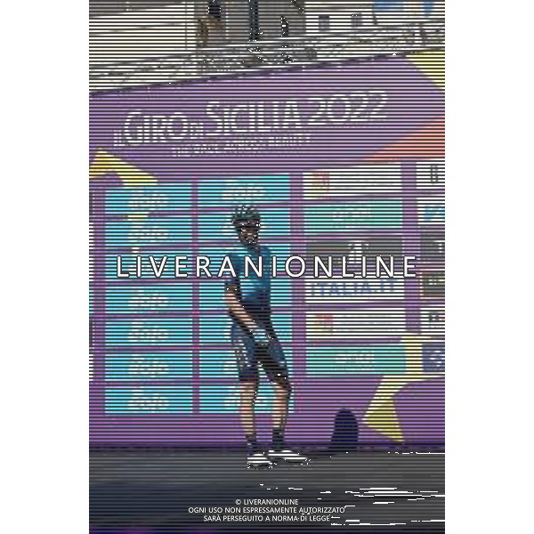 12-04-2022 Giro Di Sicilia; Tappa 01 Milazzo - Bagheria; 2022, Astana - Qazaqstan; Nibali, Vincenzo; Milazzo; ©SIROTTI/AGENZIA ALDO LIVERANI SAS