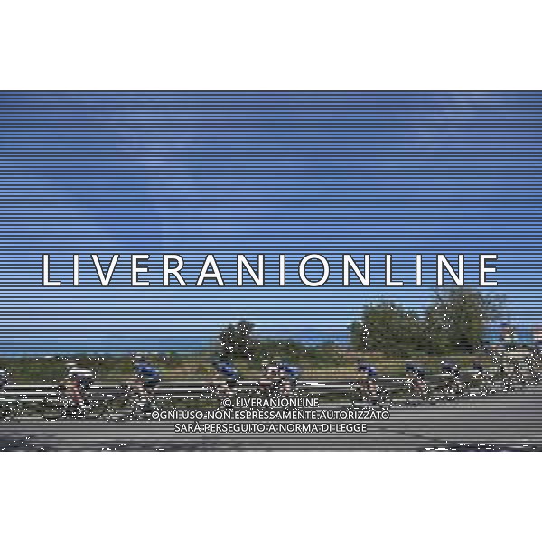 12-04-2022 Giro Di Sicilia; Tappa 01 Milazzo - Bagheria; 2022, Italia; 2022, Gazprom - Rusvelo; ©SIROTTI/AGENZIA ALDO LIVERANI SAS
