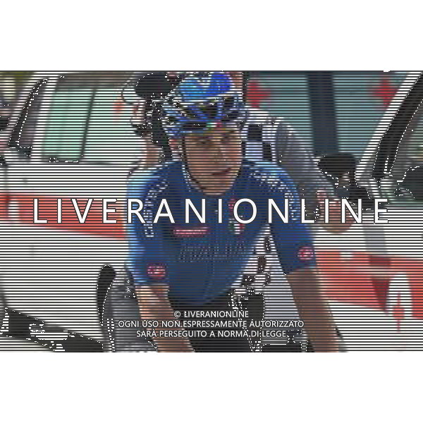 12-04-2022 Giro Di Sicilia; Tappa 01 Milazzo - Bagheria; 2022, Gazprom - Rusvelo; Malucelli, Matteo; Bagheria; ©SIROTTI/AGENZIA ALDO LIVERANI SAS