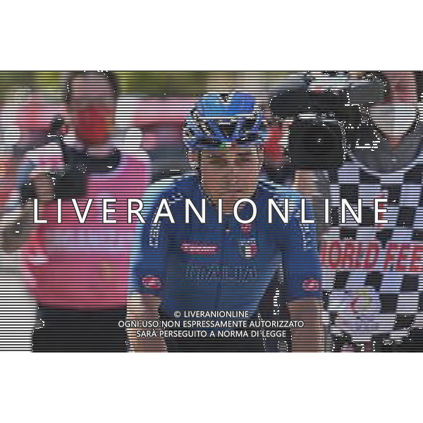 12-04-2022 Giro Di Sicilia; Tappa 01 Milazzo - Bagheria; 2022, Gazprom - Rusvelo; Malucelli, Matteo; Bagheria; ©SIROTTI/AGENZIA ALDO LIVERANI SAS
