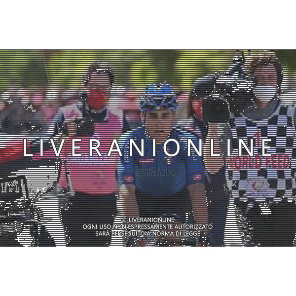 12-04-2022 Giro Di Sicilia; Tappa 01 Milazzo - Bagheria; 2022, Gazprom - Rusvelo; Malucelli, Matteo; Bagheria; ©SIROTTI/AGENZIA ALDO LIVERANI SAS