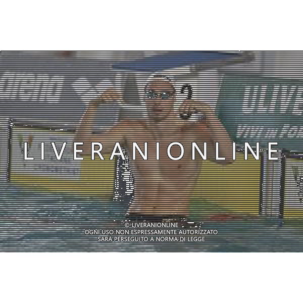 Riccione 12/04/2021 - CAMPIONATO ITALIANO UNIPOLSAI ASSOLUTO DI NUOTO PRIMAVERILE- nella foto: esultanza piero codia ©Claudio Zamagni/Agenzia Aldo Liverani