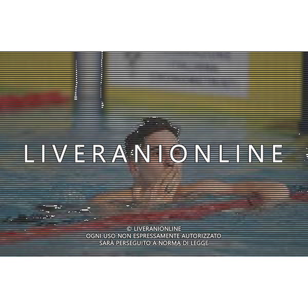 Riccione 12/04/2021 - CAMPIONATO ITALIANO UNIPOLSAI ASSOLUTO DI NUOTO PRIMAVERILE- nella foto: esultanza restivo matteo ©Claudio Zamagni/Agenzia Aldo Liverani/AGENZIA ALDO LIVERANI SAS