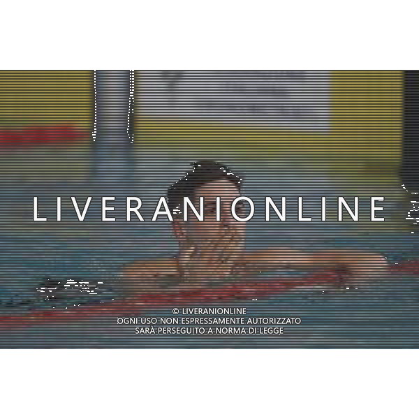 Riccione 12/04/2021 - CAMPIONATO ITALIANO UNIPOLSAI ASSOLUTO DI NUOTO PRIMAVERILE- nella foto: esultanza restivo matteo ©Claudio Zamagni/Agenzia Aldo Liverani/AGENZIA ALDO LIVERANI SAS