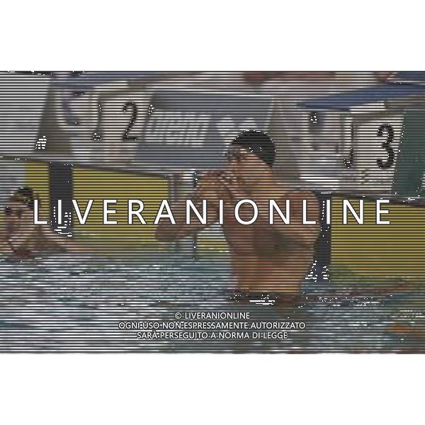 Riccione 12/04/2021 - CAMPIONATO ITALIANO UNIPOLSAI ASSOLUTO DI NUOTO PRIMAVERILE- nella foto: esultanza pizzini luca ©Claudio Zamagni/Agenzia Aldo Liverani/AGENZIA ALDO LIVERANI SAS