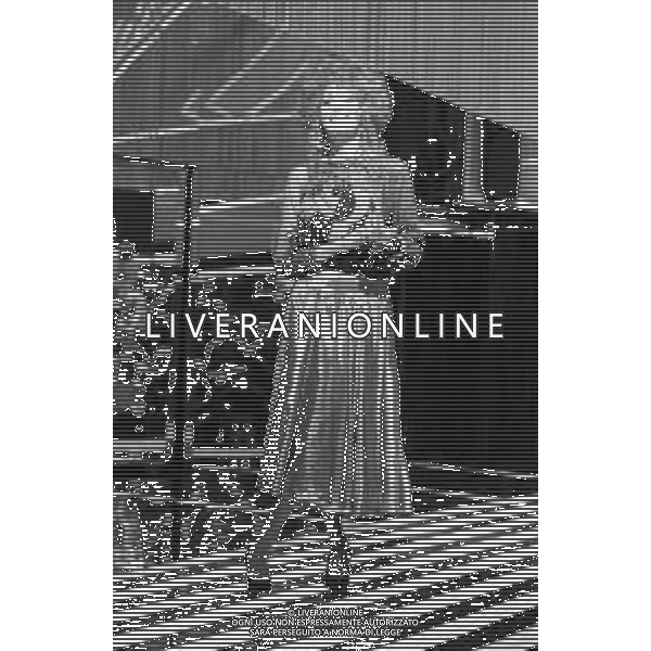 RETROSPETTIVA AMANDA LEAR CANTANTE NELLA FOTO ALLA CONDUZIONE DEL VARIETA\' TELEVISIVO \'PREMIATISSIMA\' A MILANO NEL 1983 ©Archivio Giovanni Liverani/AGENZIA ALDO LIVERANI SAS
