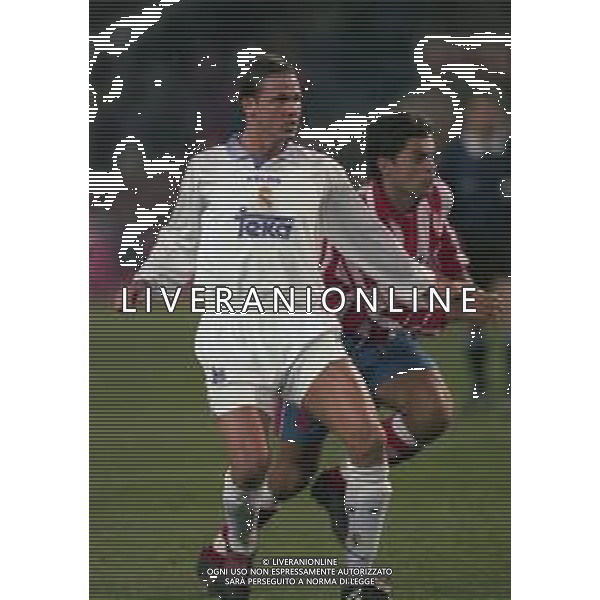 10-01-1998 MADRID-CAMPIONATO DI CALCIO LIGA SPAGNOLA ATLETICO MADRID-REAL MADRID NELLA FOTO FERNANDO REDONDO AG ALDO LIVERANI SAS
