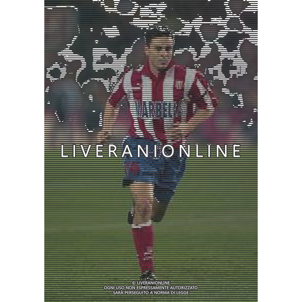 10-01-1998 MADRID-CAMPIONATO DI CALCIO LIGA SPAGNOLA ATLETICO MADRID-REAL MADRID NELLA FOTO AGUILERA AG ALDO LIVERANI SAS