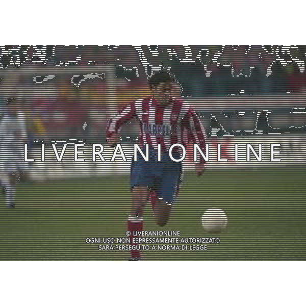 10-01-1998 MADRID-CAMPIONATO DI CALCIO LIGA SPAGNOLA ATLETICO MADRID-REAL MADRID NELLA FOTO KIKO AG ALDO LIVERANI SAS