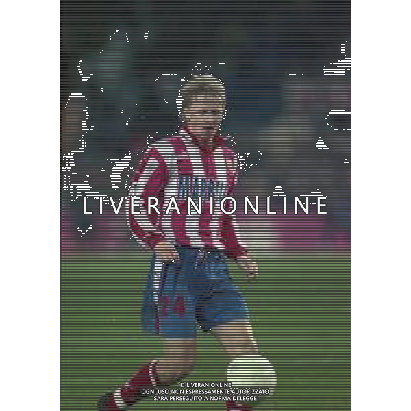 10-01-1998 MADRID-CAMPIONATO DI CALCIO LIGA SPAGNOLA ATLETICO MADRID-REAL MADRID NELLA FOTO RADEK BEJBL AG ALDO LIVERANI SAS