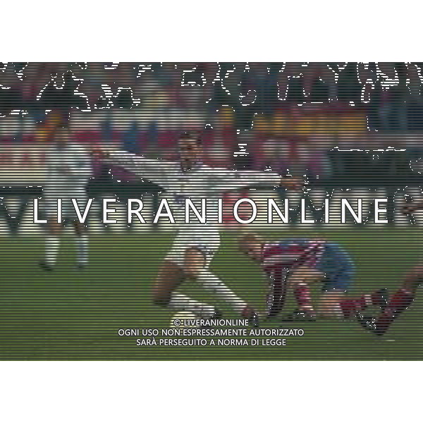 10-01-1998 MADRID-CAMPIONATO DI CALCIO LIGA SPAGNOLA ATLETICO MADRID-REAL MADRID NELLA FOTO FERNANDO REDONDO AG ALDO LIVERANI SAS