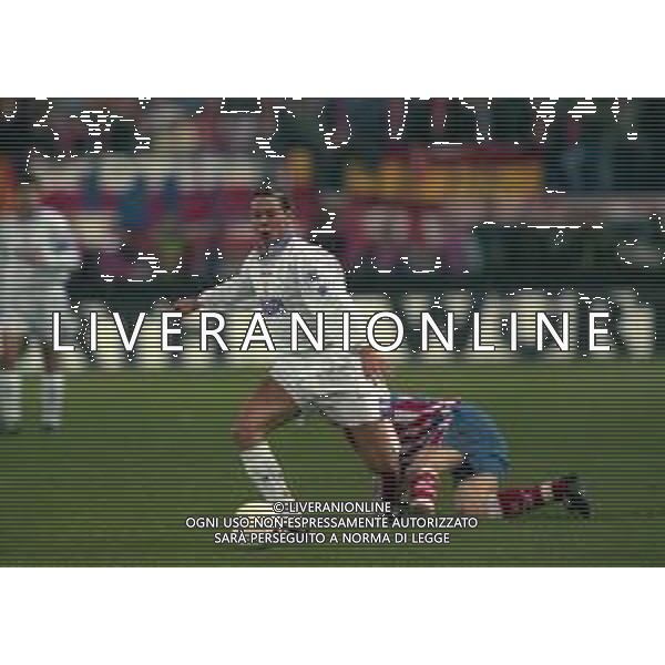 10-01-1998 MADRID-CAMPIONATO DI CALCIO LIGA SPAGNOLA ATLETICO MADRID-REAL MADRID NELLA FOTO FERNANDO REDONDO AG ALDO LIVERANI SAS
