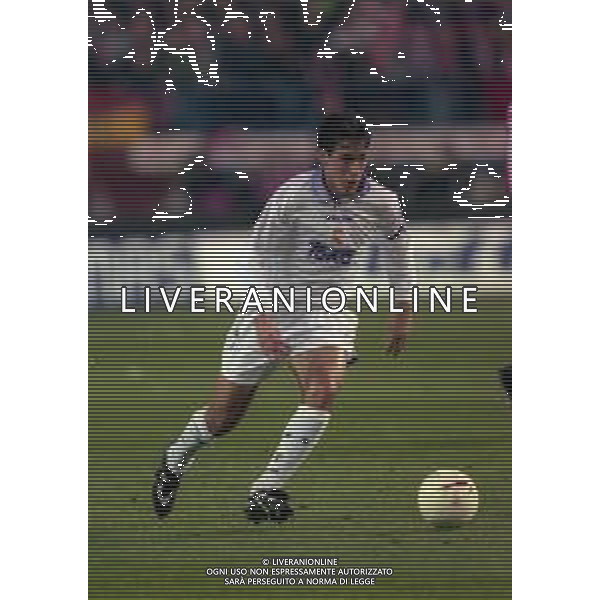 10-01-1998 MADRID-CAMPIONATO DI CALCIO LIGA SPAGNOLA ATLETICO MADRID-REAL MADRID NELLA FOTO RAUL GONZALES AG ALDO LIVERANI SAS