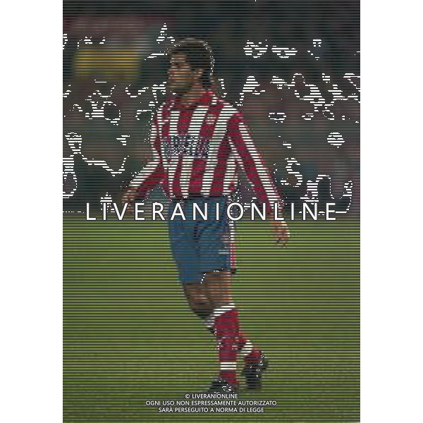 10-01-1998 MADRID-CAMPIONATO DI CALCIO LIGA SPAGNOLA ATLETICO MADRID-REAL MADRID NELLA FOTO ANDREI FRASCARELLI AG ALDO LIVERANI SAS