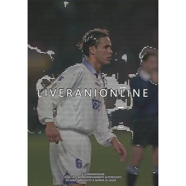 10-01-1998 MADRID-CAMPIONATO DI CALCIO LIGA SPAGNOLA ATLETICO MADRID-REAL MADRID NELLA FOTO FERNANDO REDONDO AG ALDO LIVERANI SAS