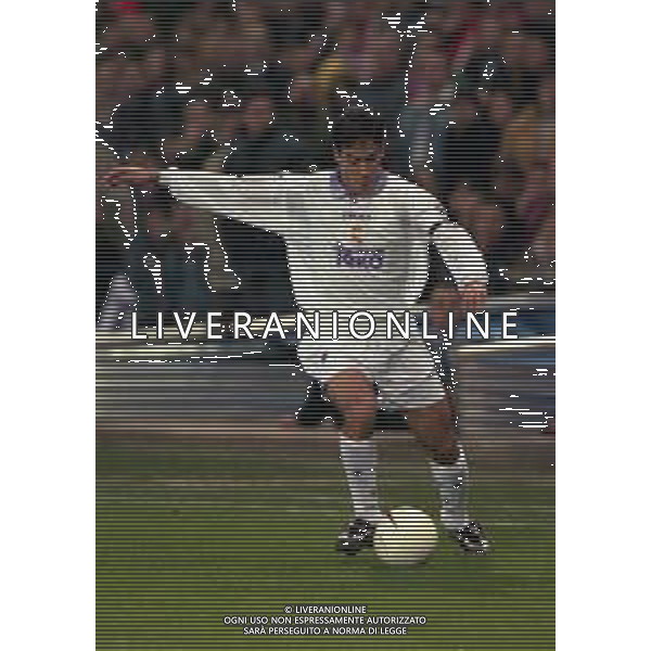 10-01-1998 MADRID-CAMPIONATO DI CALCIO LIGA SPAGNOLA ATLETICO MADRID-REAL MADRID NELLA FOTO RAUL GONZALES AG ALDO LIVERANI SAS