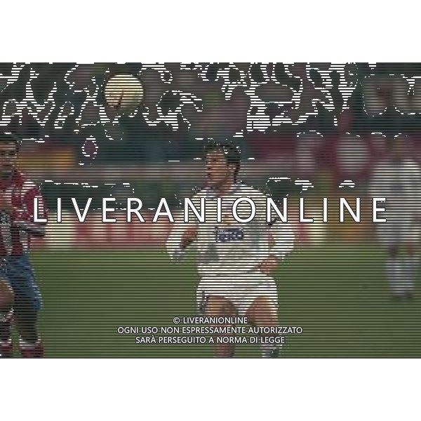 10-01-1998 MADRID-CAMPIONATO DI CALCIO LIGA SPAGNOLA ATLETICO MADRID-REAL MADRID NELLA FOTO RAUL GONZALES AG ALDO LIVERANI SAS
