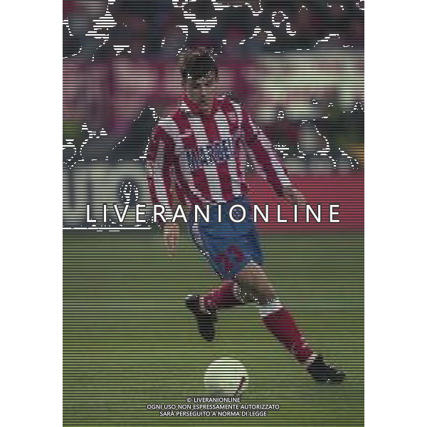 10-01-1998 MADRID-CAMPIONATO DI CALCIO LIGA SPAGNOLA ATLETICO MADRID-REAL MADRID NELLA FOTO DANIEL PRODAN AG ALDO LIVERANI SAS
