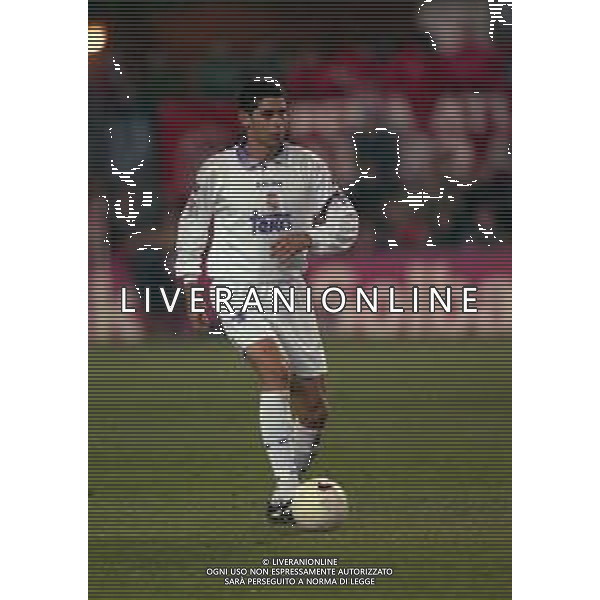 10-01-1998 MADRID-CAMPIONATO DI CALCIO LIGA SPAGNOLA ATLETICO MADRID-REAL MADRID NELLA FOTO FERNANDO HIERRO AG ALDO LIVERANI SAS