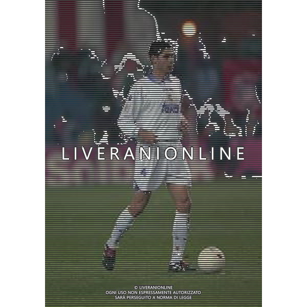 10-01-1998 MADRID-CAMPIONATO DI CALCIO LIGA SPAGNOLA ATLETICO MADRID-REAL MADRID NELLA FOTO FERNANDO HIERRO AG ALDO LIVERANI SAS