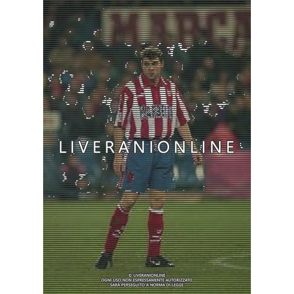 10-01-1998 MADRID-CAMPIONATO DI CALCIO LIGA SPAGNOLA ATLETICO MADRID-REAL MADRID NELLA FOTO CHRISTIAN VIERI AG ALDO LIVERANI SAS