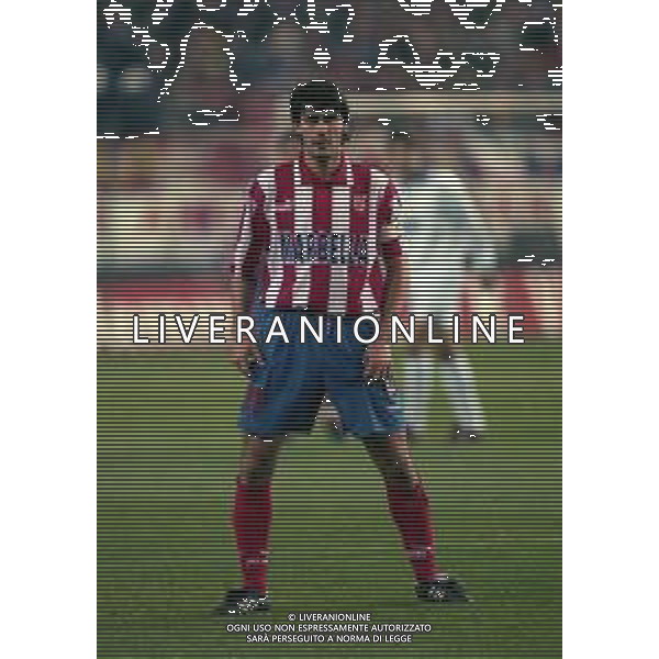 10-01-1998 MADRID-CAMPIONATO DI CALCIO LIGA SPAGNOLA ATLETICO MADRID-REAL MADRID NELLA FOTO JOSE LUIS CAMINERO AG ALDO LIVERANI SAS