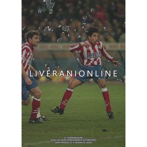 10-01-1998 MADRID-CAMPIONATO DI CALCIO LIGA SPAGNOLA ATLETICO MADRID-REAL MADRID NELLA FOTO JOSE MARI AG ALDO LIVERANI SAS