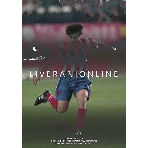 10-01-1998 MADRID-CAMPIONATO DI CALCIO LIGA SPAGNOLA ATLETICO MADRID-REAL MADRID NELLA FOTO CAMINERO JOSE LUIS AG ALDO LIVERANI SAS