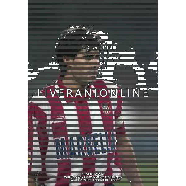 10-01-1998 MADRID-CAMPIONATO DI CALCIO LIGA SPAGNOLA ATLETICO MADRID-REAL MADRID NELLA FOTO CAMINERO JOSE LUIS AG ALDO LIVERANI SAS