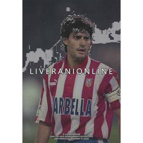 10-01-1998 MADRID-CAMPIONATO DI CALCIO LIGA SPAGNOLA ATLETICO MADRID-REAL MADRID NELLA FOTO CAMINERO JOSE LUIS AG ALDO LIVERANI SAS