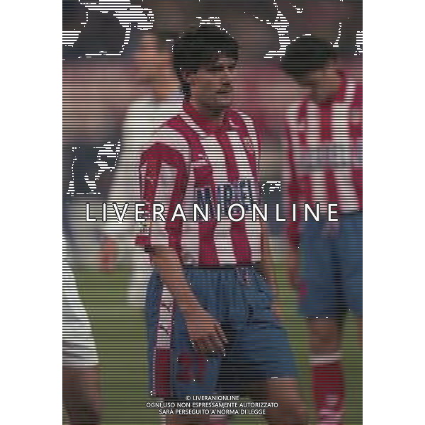 10-01-1998 MADRID-CAMPIONATO DI CALCIO LIGA SPAGNOLA ATLETICO MADRID-REAL MADRID NELLA FOTO CAMINERO JOSE LUIS AG ALDO LIVERANI SAS