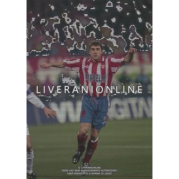 10-01-1998 MADRID-CAMPIONATO DI CALCIO LIGA SPAGNOLA ATLETICO MADRID-REAL MADRID NELLA FOTO CHRISTIAN VIERI AG ALDO LIVERANI SAS