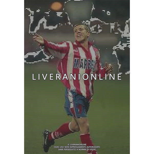 10-01-1998 MADRID-CAMPIONATO DI CALCIO LIGA SPAGNOLA ATLETICO MADRID-REAL MADRID NELLA FOTO JUNINHO AG ALDO LIVERANI SAS