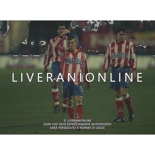 10-01-1998 MADRID-CAMPIONATO DI CALCIO LIGA SPAGNOLA ATLETICO MADRID-REAL MADRID NELLA FOTO JUNINHO AG ALDO LIVERANI SAS
