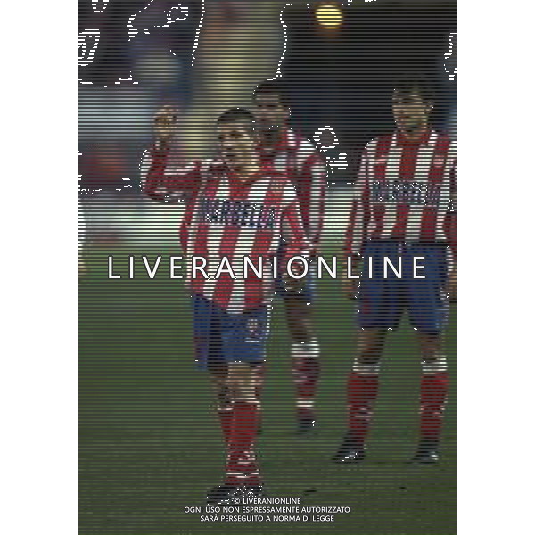 10-01-1998 MADRID-CAMPIONATO DI CALCIO LIGA SPAGNOLA ATLETICO MADRID-REAL MADRID NELLA FOTO JUNINHO AG ALDO LIVERANI SAS