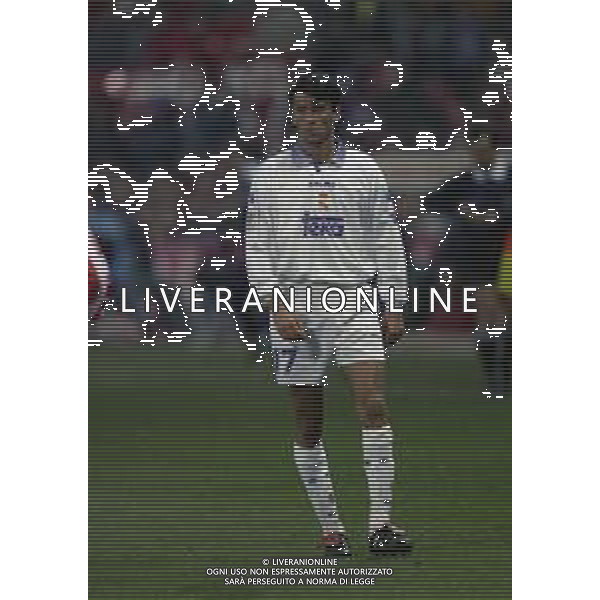 10-01-1998 MADRID-CAMPIONATO DI CALCIO LIGA SPAGNOLA ATLETICO MADRID-REAL MADRID NELLA FOTO CHRISTIAN PANUCCI AG ALDO LIVERANI SAS