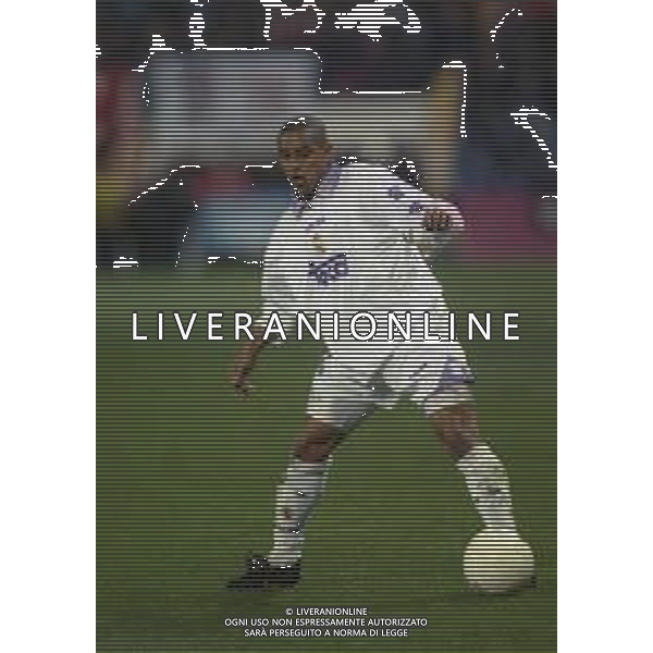 10-01-1998 MADRID-CAMPIONATO DI CALCIO LIGA SPAGNOLA ATLETICO MADRID-REAL MADRID NELLA FOTO ROBERTO CARLOS AG ALDO LIVERANI SAS