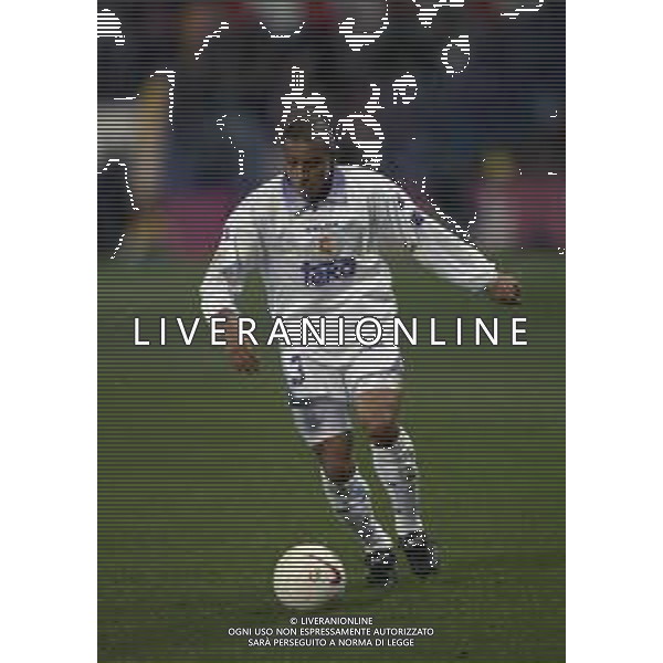 10-01-1998 MADRID-CAMPIONATO DI CALCIO LIGA SPAGNOLA ATLETICO MADRID-REAL MADRID NELLA FOTO ROBERTO CARLOS AG ALDO LIVERANI SAS