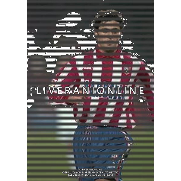 10-01-1998 MADRID-CAMPIONATO DI CALCIO LIGA SPAGNOLA ATLETICO MADRID-REAL MADRID NELLA FOTO KIKO AG ALDO LIVERANI SAS