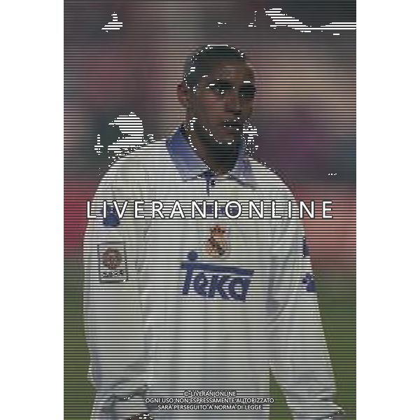 10-01-1998 MADRID-CAMPIONATO DI CALCIO LIGA SPAGNOLA ATLETICO MADRID-REAL MADRID NELLA FOTO ROBERTO CARLOS AG ALDO LIVERANI SAS