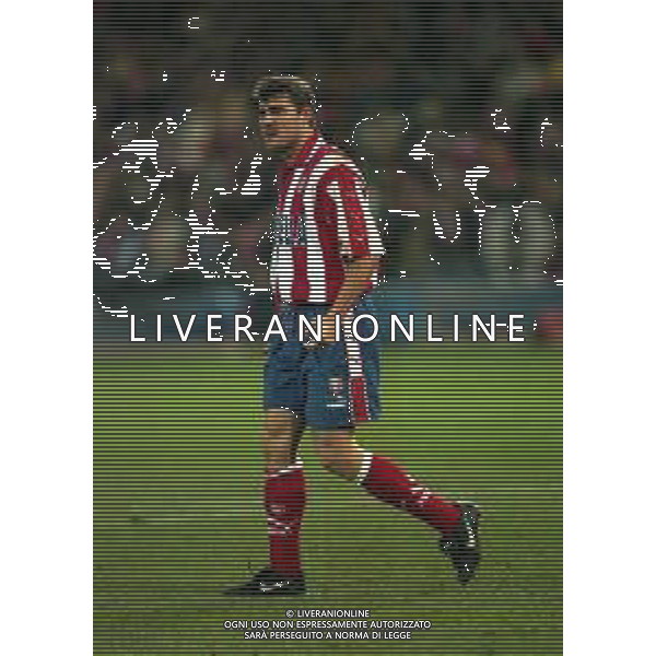 10-01-1998 MADRID-CAMPIONATO DI CALCIO LIGA SPAGNOLA ATLETICO MADRID-REAL MADRID NELLA FOTO CHRISTIAN VIERI AG ALDO LIVERANI SAS
