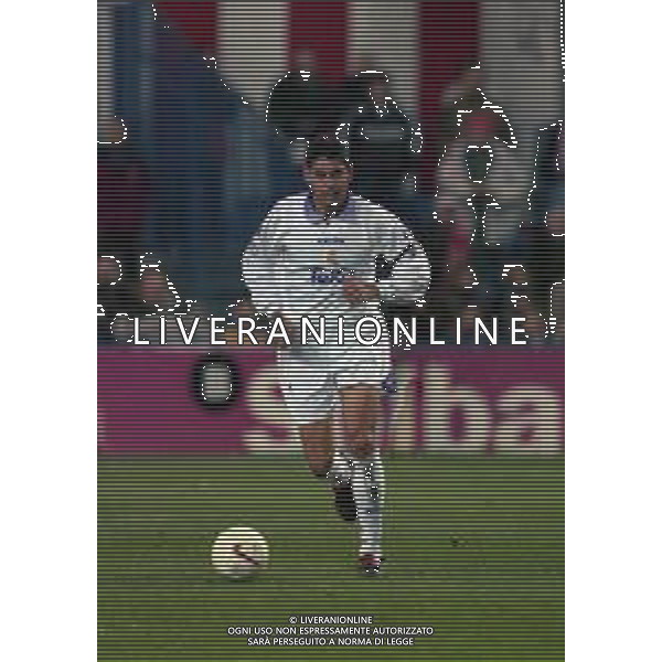10-01-1998 MADRID-CAMPIONATO DI CALCIO LIGA SPAGNOLA ATLETICO MADRID-REAL MADRID NELLA FOTO FERNANDO HIERRO AG ALDO LIVERANI SAS
