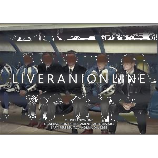 10-01-1998 MADRID-CAMPIONATO DI CALCIO LIGA SPAGNOLA ATLETICO MADRID-REAL MADRID NELLA FOTO JUPP HEYNCKES ALLENATORE REAL MADRID AG ALDO LIVERANI SAS