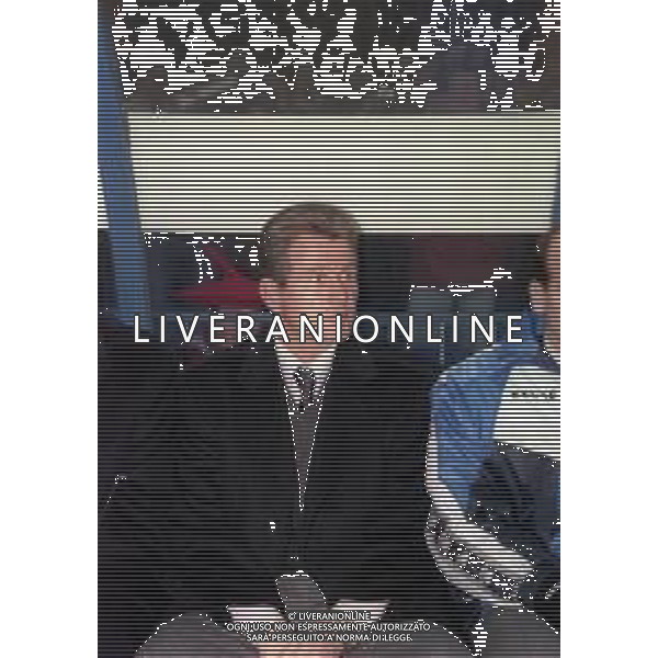 10-01-1998 MADRID-CAMPIONATO DI CALCIO LIGA SPAGNOLA ATLETICO MADRID-REAL MADRID NELLA FOTO JUPP HEYNCKES ALLENATORE REAL MADRID AG ALDO LIVERANI SAS