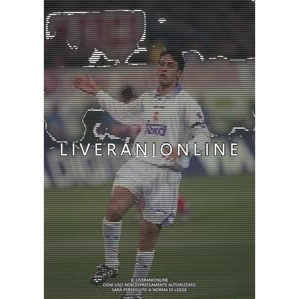 10-01-1998 MADRID-CAMPIONATO DI CALCIO LIGA SPAGNOLA ATLETICO MADRID-REAL MADRID NELLA FOTO RAUL GONZALES AG ALDO LIVERANI SAS